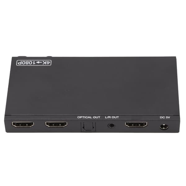 HDV‑B12SA HD Multimedia Interface Splitter 4K vid 60hz HD Multimedia Interface Video Splitter 100‑240V UK-kontakt
