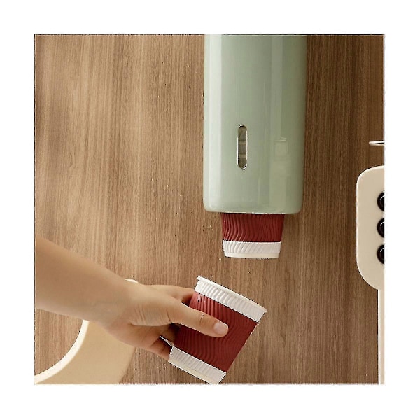 Engangspapirkopholder Automatisk Vanddispenser Kopholder Hjemmekontor Pladsbesparende Væg-m Zekai