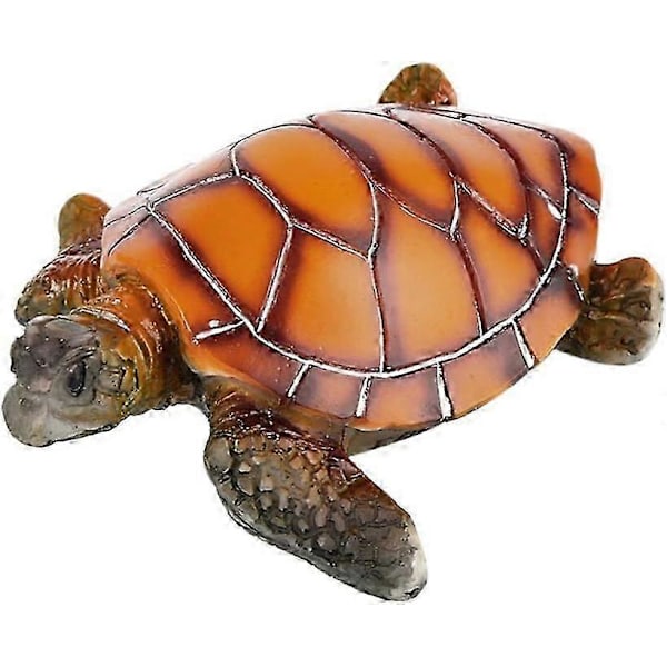 2 stk. Akvarie Ornament Harpiks Skildpadde Akvarieindretning Fisketank Dekorationer Akvarie Skildpadde Fisketank Ornament_SZXM