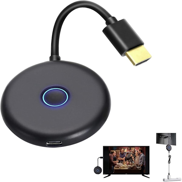Langaton HDMI-näyttösovitin kokouksiin, puheisiin ja kotiteatteriin - 2,4 GHz kaksoiskaistainen