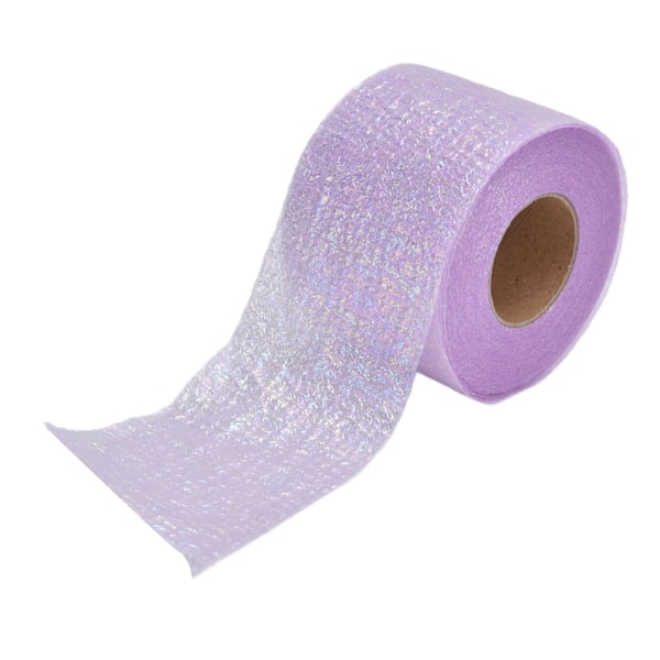 Symphony Ribbon Gradient Julband Rulle DIY Hemmagjorda Barnbåge Hårprydnad Tulle Rulle Ljus Lila