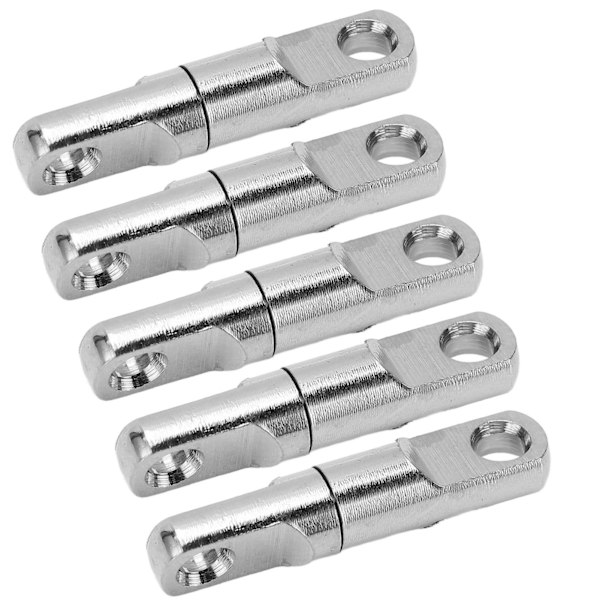 5 st/set Rostfritt stål Kolumn Typ 360° Roterande Lager Swivels Fiske Swivels Hook Connector3.5#