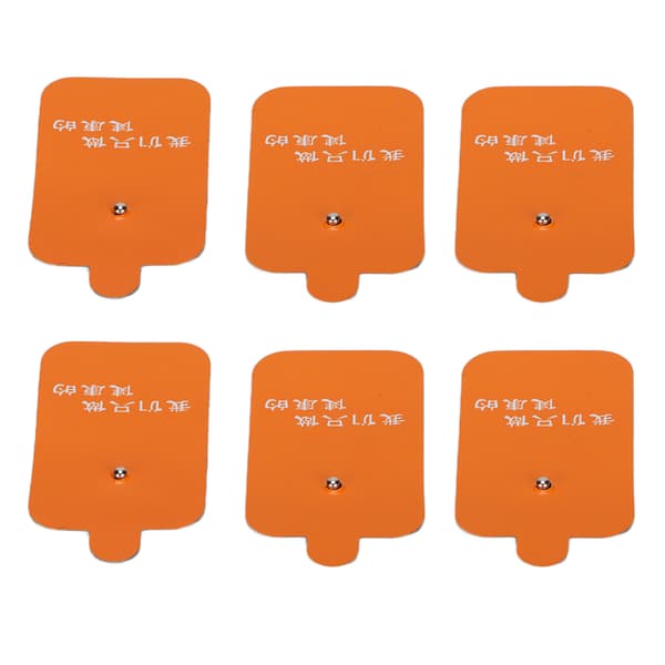 10 stk. Snap Elektrode Pad Genanvendelig Erstatning Elektrode Patch Tilbehør til TENS Massager Orange