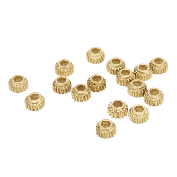18 st Tuning Peg Gear Hex Hål Metall för Klassisk Gitarr Strängstämmare Ratio 1:18