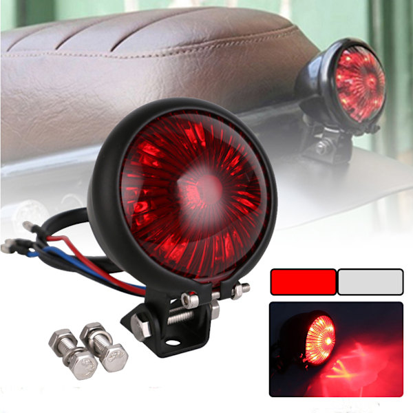 12V LED-bakljus för motorcykel, bromsljus för de flesta motorcyklar
