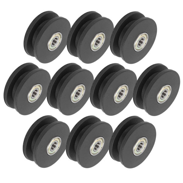 10 stk. 50mm Nylon Fitness Leje Remskive Hjem Fitness Tilbehør Træning Styrketræning Tilbehør