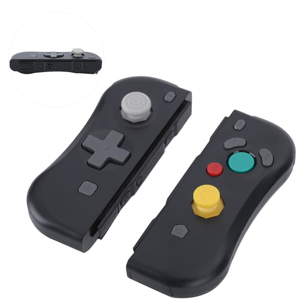 Langaton Gamepad Vasen Oikea Bluetooth-pelikahva NFC Awake -toiminnolla NS Switchille, Musta