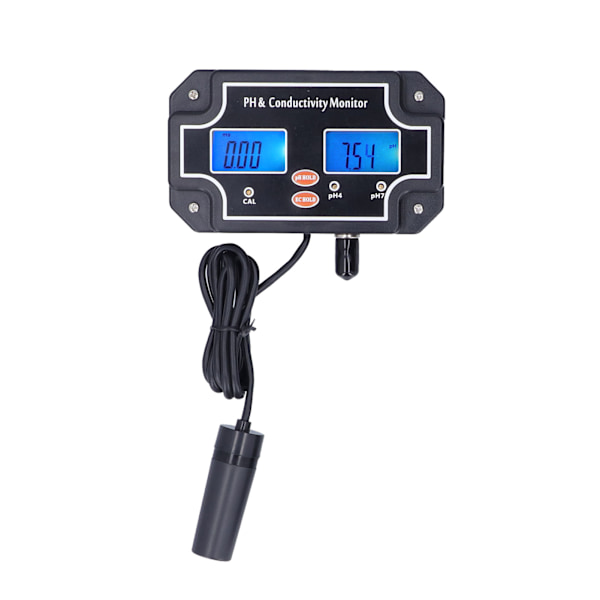 PH‑2681 PH/EC Vattenkvalitetstestare ATC PH-mätare DC6V Hydroponisk Monitor för Fisk Tank AkvariumEU-kontakt 230V