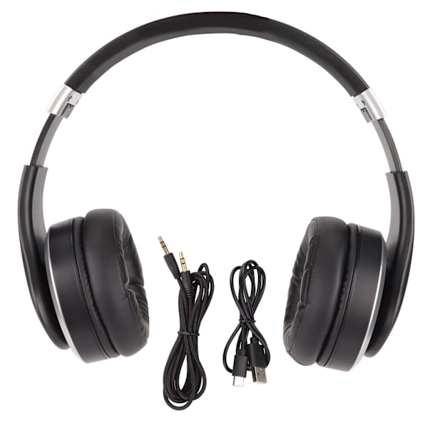 BH618 Langattomat Bluetooth-kuulokkeet HIFI Stereo Bass -ammattimaiset pelikuulokkeet peleihin, urheiluun, matkustamiseen, kotitoimistoon, musta