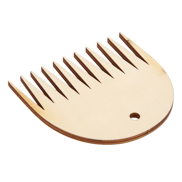 11 hampainen puinen kutomakampa, seinävaate kutomakampa, kampa työkalu DIY punotut tarvikkeet