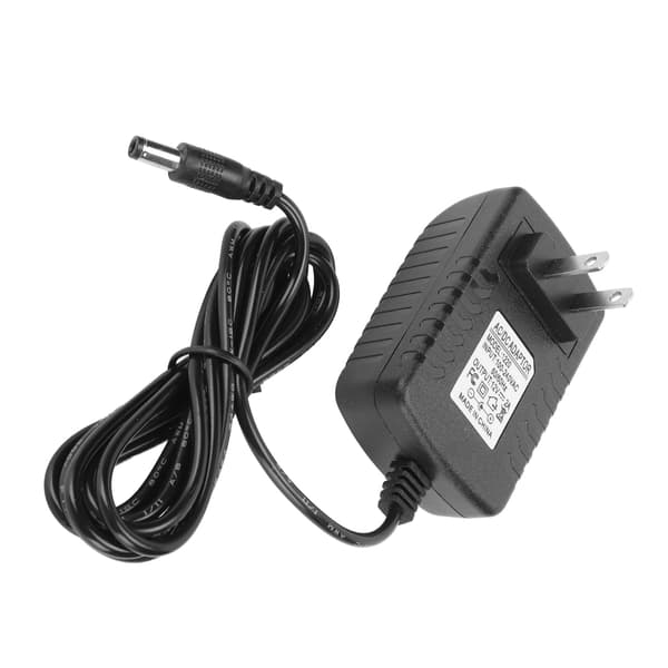 12V 2A Ekstern Strømadapter AC til DC Lavspænding 3/4-bens Stik Strømadapter til Højttalere Luftfugter 100‑240V US Stik