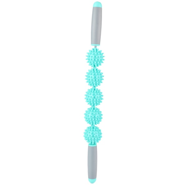 Muskelrullemassasje Relax Yoga Fascia Stick med 5 piggete baller for Sport Fitness