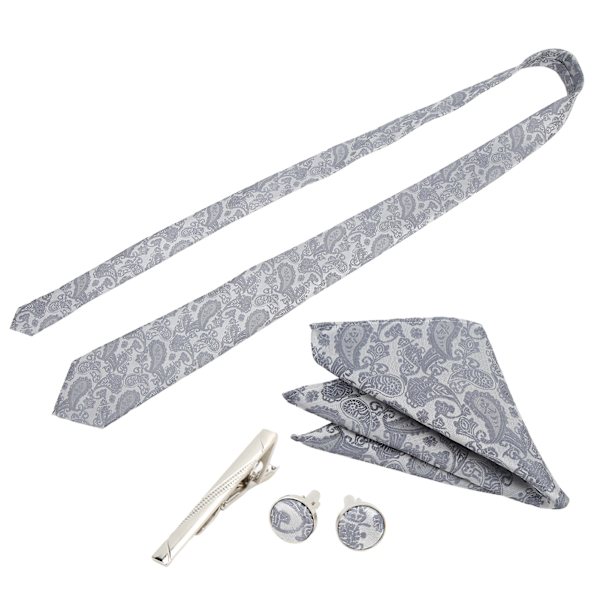 6 kpl miesten solmion setti Klassinen miesten solmion lahjapakkaussetti Liiketoimintamuodollinen puku Puku Hääkaula Solmio