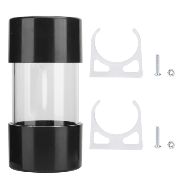 Transparent Cylindrisk Computer Vandkøling Vandtank 100MM for Langvarig Attraktion
