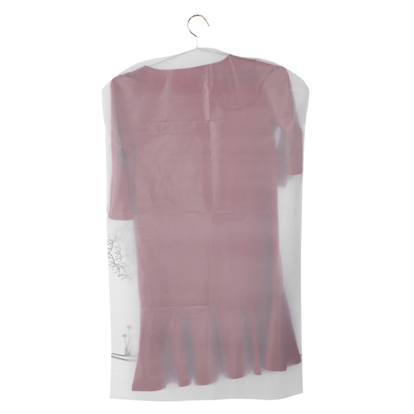 10 stk. husholdning hengende vanntett klesoppbevaringspose frakk dress støvdekselpose 60x100cm