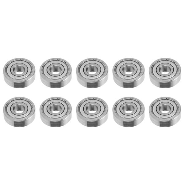10 stk. Kuglelejer Rustfrit Stål Slidstærk Stille Skateboard Driver Tilbehør S628Z
