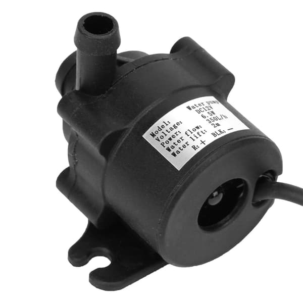 Slitstark mikro borstlös dränkbar vattenpump DC 12V i plast