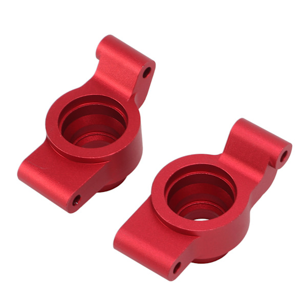 Aluminiumlegering Bakaxelhållare Metall Baknavhållare för TRAXXAS MAXX 1/10 89076 4 RC Biluppgraderingar Delar Tillbehör Röd