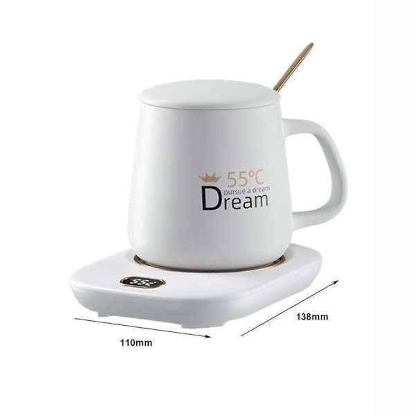 Kaffemuggsvärmare för Skrivbord, USB Te Kopp Värmare Underlägg USB, Smart Magic