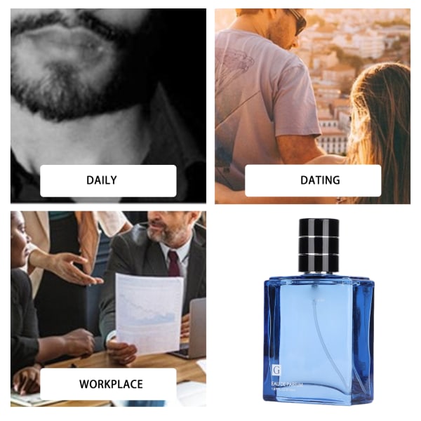 Köln parfyme for menn Langvarig lett duftstil Azure Ocean Cologne 55ml