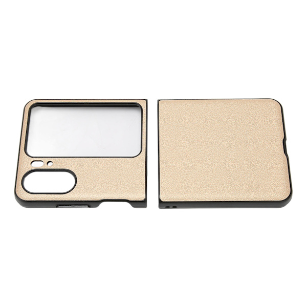 Vikbart phone case Trendigt Bekvämt cover till Oppo Find N2 Flip Gold