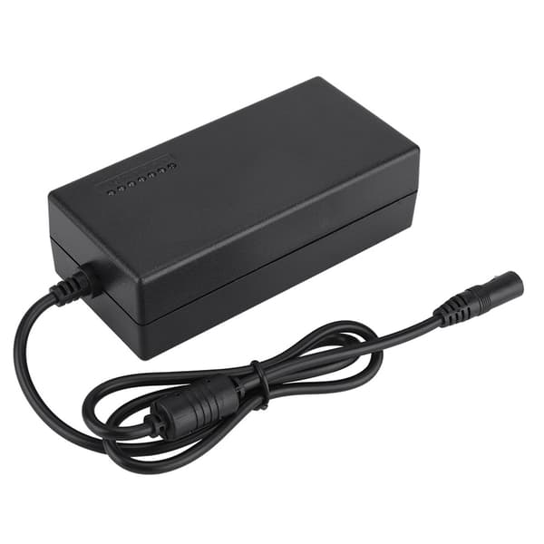 12-24V Justerbar Spænding 96W 7-trins Strømafbryder Adapter 100-240V EU