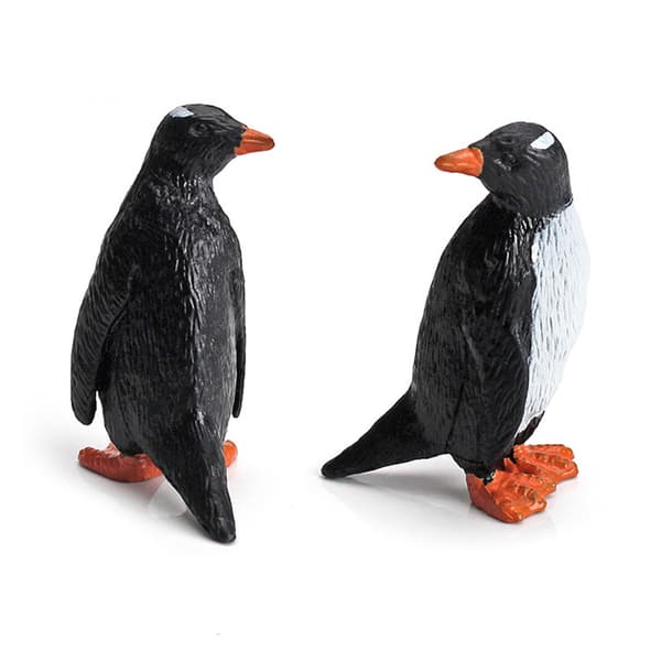 11 STK PVC Pingvin Figurer Søde Simulation Havdyr Pingvin Figur Model Legetøj Børns Kognitive Dyrepynt