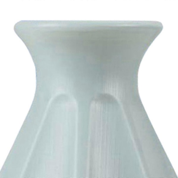Blomvas i lantlig stil Blomkruka Dekorativ Vas Ornament Tillverkade av Plast (Blå)