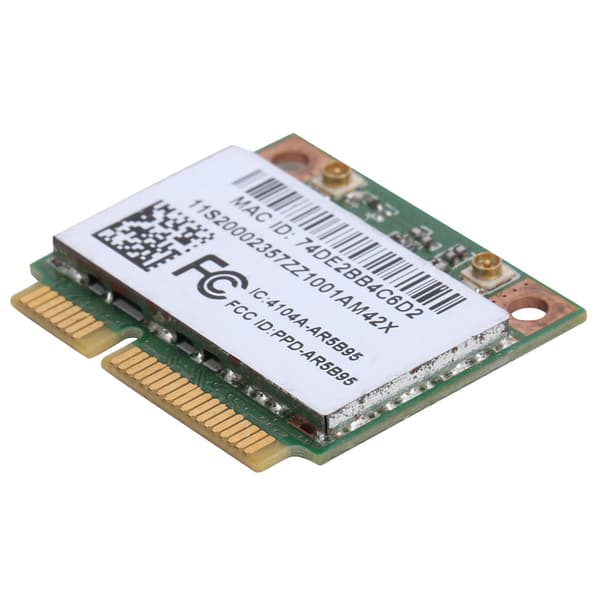Trådlöst nätverkskort för HP-dator 150 Mbps 802.11B G/N Half Mini PCI-E-adapter AR5B95