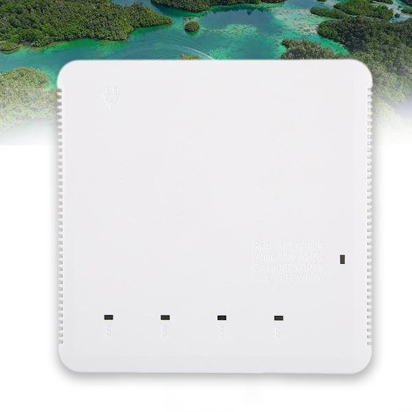 4 Batteriportar + 2 USB-laddnings RC Drone-laddare för XIAOMI FIMI X8 SE Drönare 100-240V Vit AU