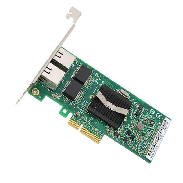 PCI Express PCIe Gigabit 2 RJ45 Port Netværkskort NIC 10/100/1000Mbps Server LAN Adapter med 82571 Chip
