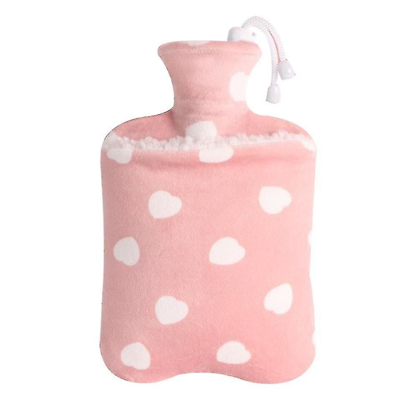 CozyCover Varmtvannsflaske Rosa kjærlighet medium