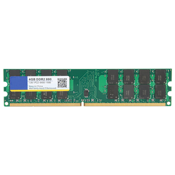 Xiede-pöytätietokoneen muistipalkkimoduuli DDR2 4GB 800Mhz PC2-6400 1,8V AMD 2nd Gen -tallennustilaa varten