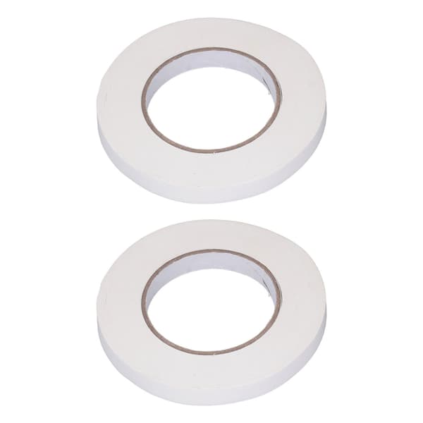 2 st dubbelhäftande tejp 15 mm bredd 50 m längd PE vattentät tejp för fixering