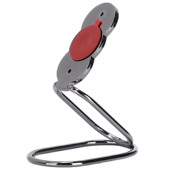 Telefonringhållare Finger Stand 360° Rotation Metall Telefon Grepp Fällbart Stativ för Magnetisk Bilhållare Svart