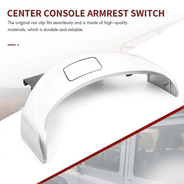Console Armrest Switch Button Cover for Mercedes C-Class GLC W205 W253 2015-2020 ABS PC Black  Silver