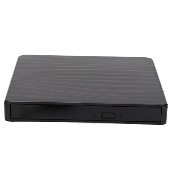 Extern DVD-enhet Svart USB3.0 USB C-gränssnitt Bärbar Design Praktisk Stabil Pålitlig CD-skrivare för Win8