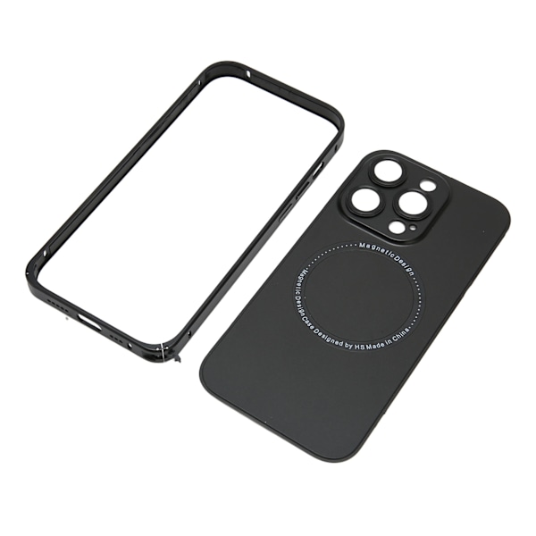 Magnetiskt phone case med kameralinsskydd Cover för MagSafe Black for IPhone 14 Pro