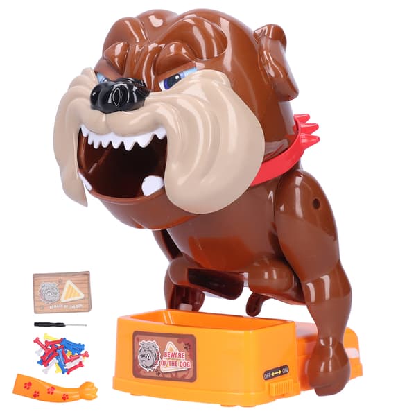 Vicious Dog Chewing Bone Electronic Tricky ParentChild Interactive Toy Funny Game Child Gift (Mischief Toy)