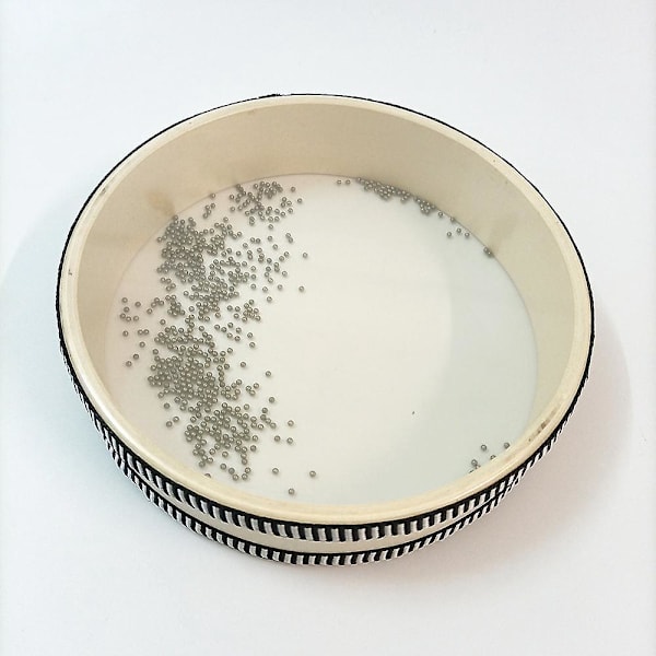 Luonnollinen väri 20cm Ocean Wave Bead -käsikummu Percussion-instrumentti