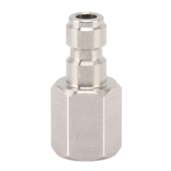 1/8 tomme BSPP hungevindfitting 304 rustfrit stål lige hunadapter til CO2-cylinder oppustelig tilbehør