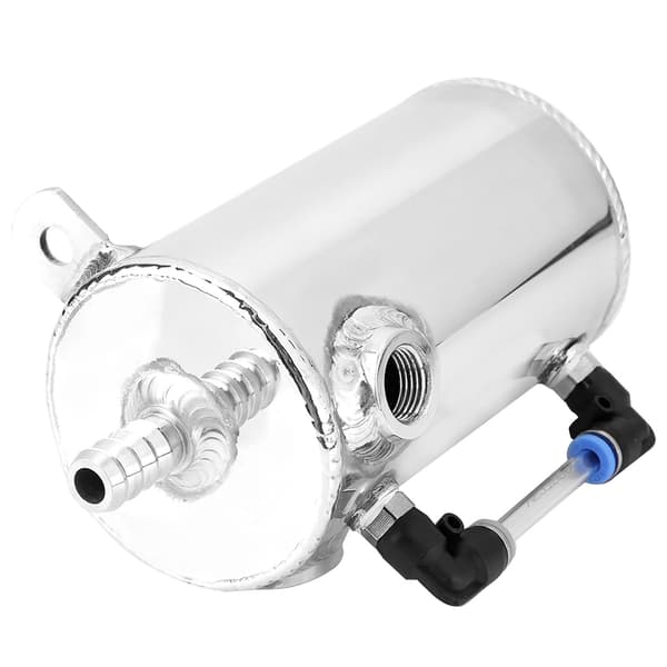 Universal 0,5L Oljeuppsamlingstank Aluminiumlegering Vevhusventilationsbehållare med Luftfilter