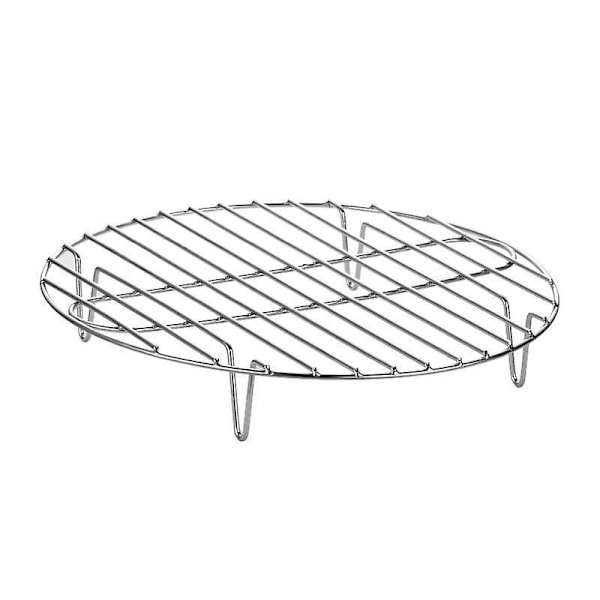 Stainless Steel Round Cooling Rack - Mirror Finish & Rust-Free Baking, Steaming, and Roasting Rack Set