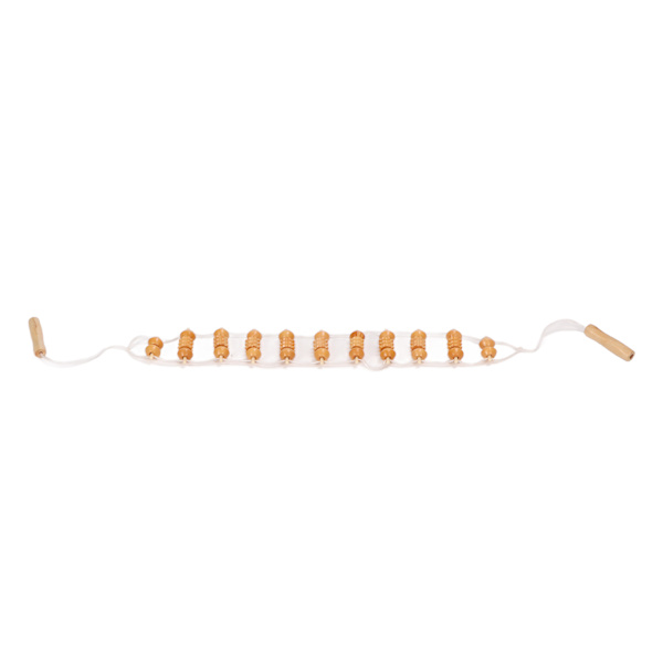 Trä Ryggmassage Roller Lymfdränage Träterapi Massageverktyg För Nacke Ben