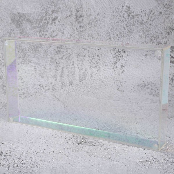 Akryl Transparent Vattenkopp Bricka Tekopp Smycken Förvaringsbricka