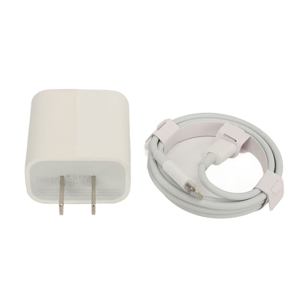 PD 20W hurtiglader med 1m ladekabel for iPhone-telefon US-plugg 100-240V