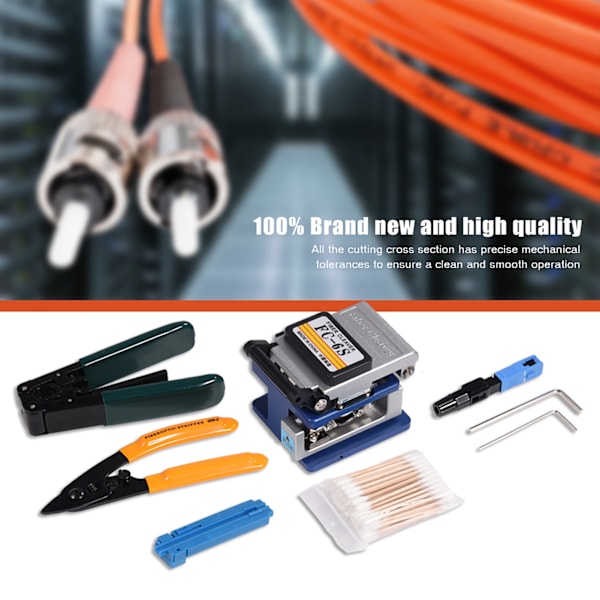 FTTH-splitsningsverktygssats med fiberskärare FC-6S