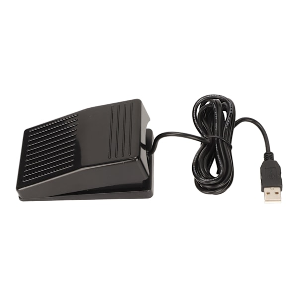 USB-fotswitchpedal, mekanisk switch, multifunktionell, enkelsidig fotswitchpedal med 2 meter kabel för dator