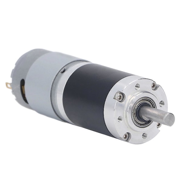 Borstad DC-motor Helt i Metall Ren Koppartråd Rotor Snabb Värmeavledning Liten DC-reduktionsmotor kompatibel med Maskineri 2386RPM