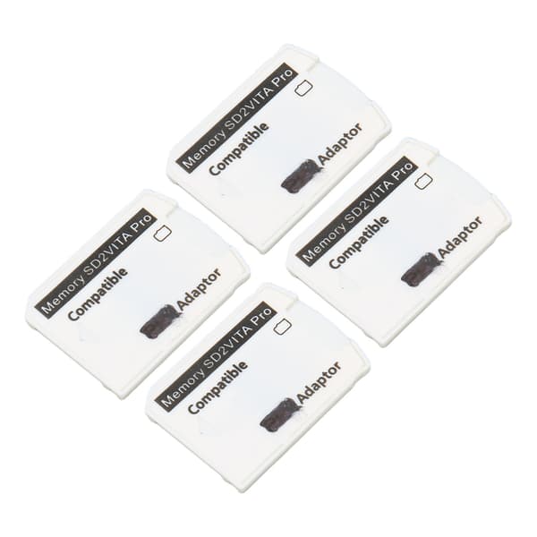 4 stk. PSV hukommelseskortadapter Micro Storage Card Adapter til PS Vita 1000 2000 til PS TV